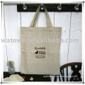 Watower Natural Cotton handle Shopping bag with LOGO